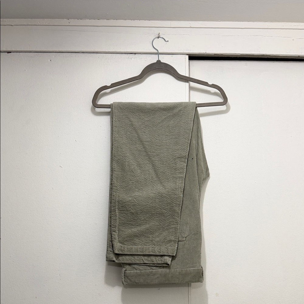 H&M Olive Green Corduroy Pants